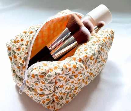 Trousse Maquillage aux Fleurs Lumineuses