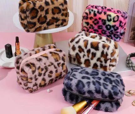 Trousse Maquillage Léopard Savane Moumoute