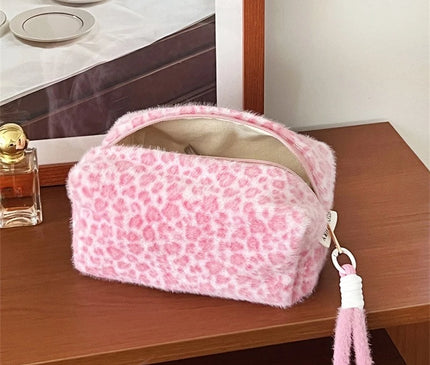 Trousse Maquillage Léopard Jungle Rose