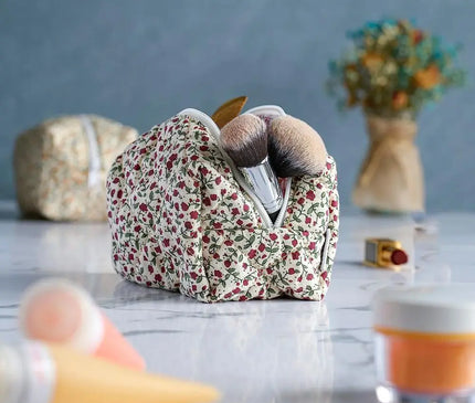 Trousse Maquillage aux Fleurs Lumineuses