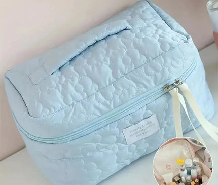 Trousse Maquillage Fleurie Matelassé