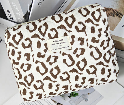 Kit de 3 Trousses Maquillage Léopard Jardin de Savane