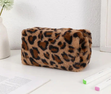 Trousse Maquillage Léopard Savane Moumoute