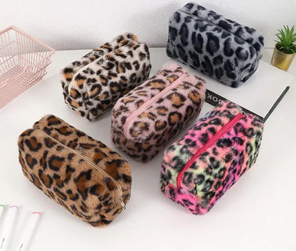 Trousse Maquillage Léopard Savane Moumoute