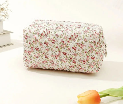 Trousse Maquillage aux Fleurs Lumineuses