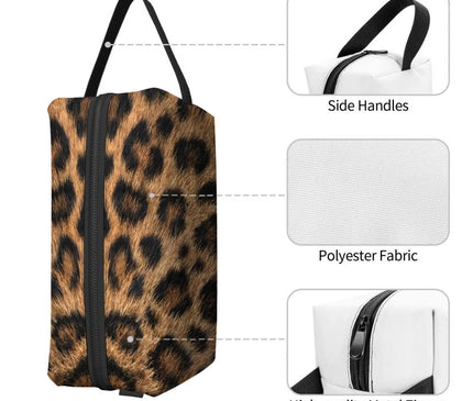 Trousse Maquillage Léopard Brun Classique