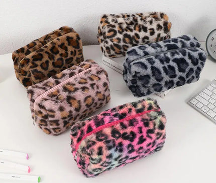 Trousse Maquillage Léopard Savane Moumoute