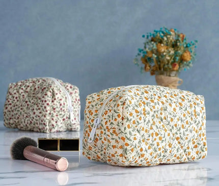 Trousse Maquillage aux Fleurs Lumineuses