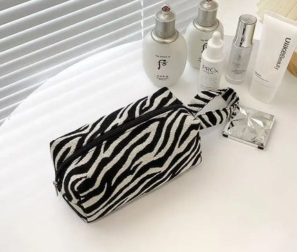 Trousse Maquillage aux Rayures Félin