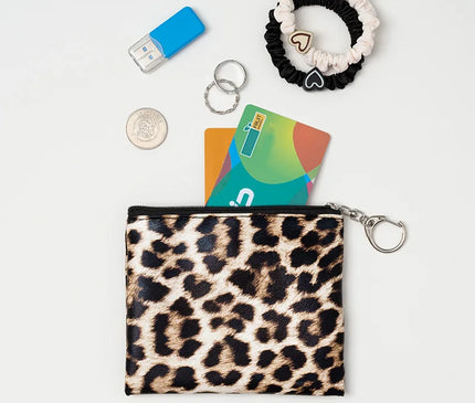 Trousse Maquillage Léopard Brun Élégant