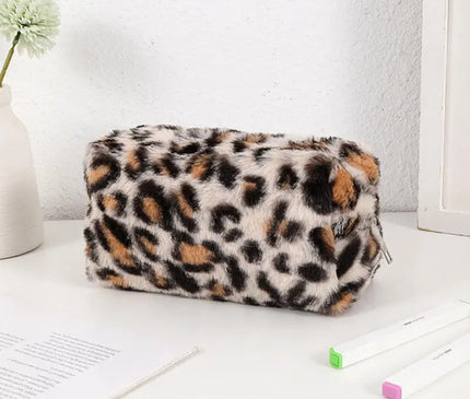 Trousse Maquillage Léopard Savane Moumoute