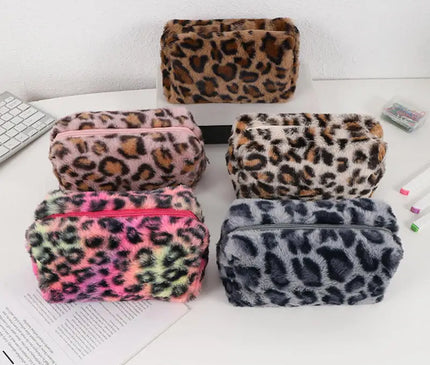 Trousse Maquillage Léopard Savane Moumoute