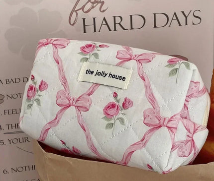 Trousse Maquillage aux Rubans Tendres