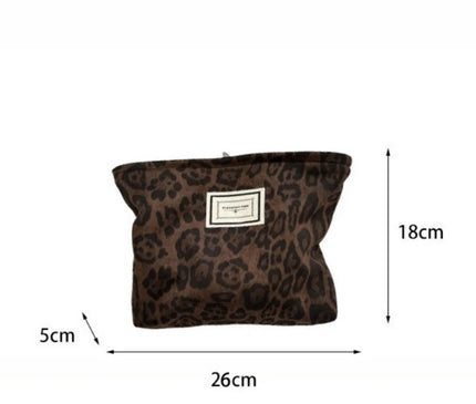 Trousse Maquillage aux Motifs Noirs Sauvages