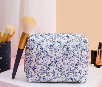 Trousse Maquillage Fleurie Pastel Rêve