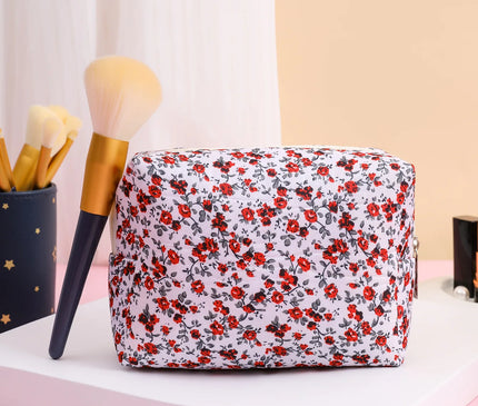 Trousse Maquillage Fleurie Pastel Rêve