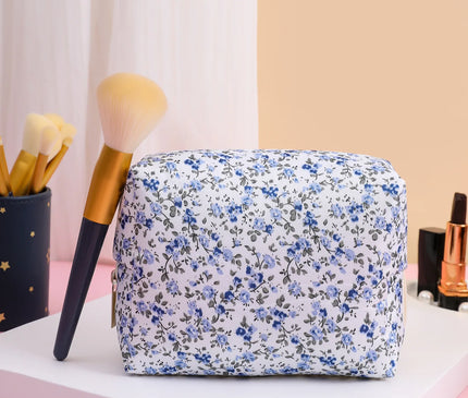 Trousse Maquillage Fleurie Pastel Rêve