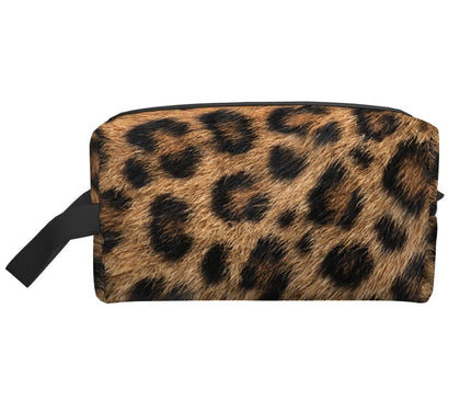 Trousse Maquillage Léopard Brun Classique