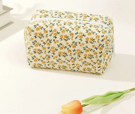 Trousse Maquillage aux Fleurs Lumineuses