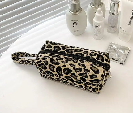 Trousse Maquillage aux Rayures Félin