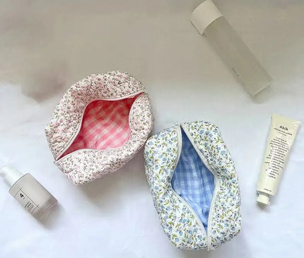 Trousse Maquillage aux Fleurs Lumineuses