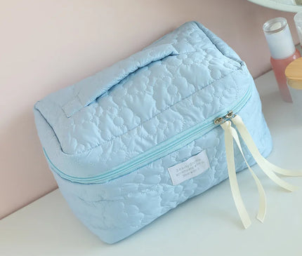 Trousse Maquillage Fleurie Matelassé