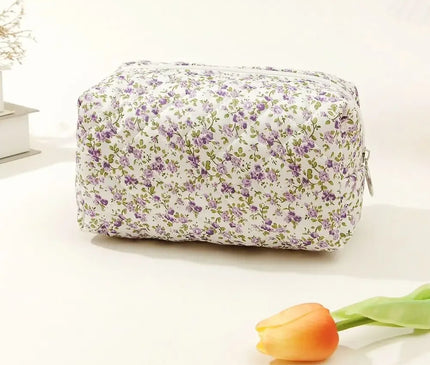 Trousse Maquillage aux Fleurs Lumineuses