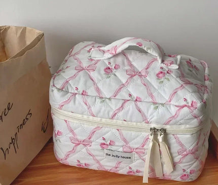 Trousse Maquillage aux Rubans Tendres