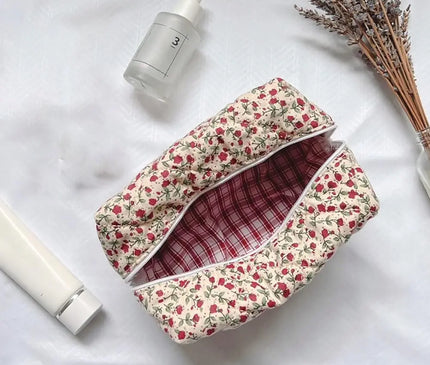 Trousse Maquillage aux Fleurs Lumineuses