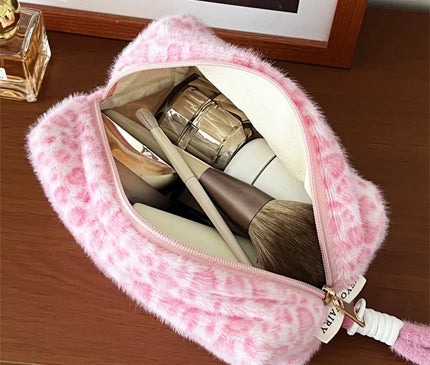 Trousse Maquillage Léopard Jungle Rose