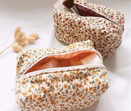 Trousse Maquillage aux Fleurs Lumineuses