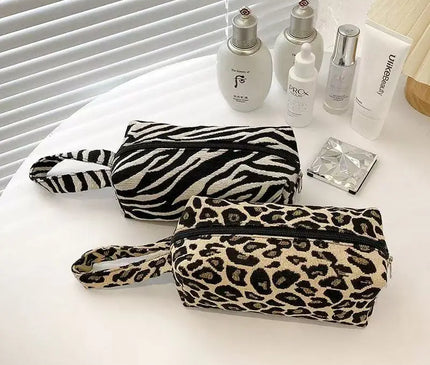 Trousse Maquillage aux Rayures Félin