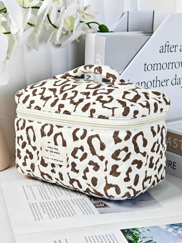 Kit de 3 Trousses Maquillage Léopard Jardin de Savane