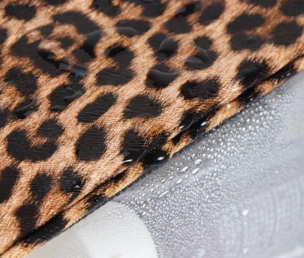 Trousse Maquillage Léopard Transparent Clair