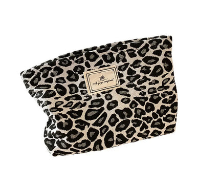 Trousse Maquillage Léopard Savane Veloutée