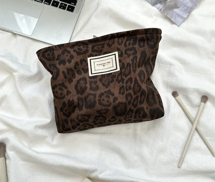 Trousse Maquillage aux Motifs Noirs Sauvages