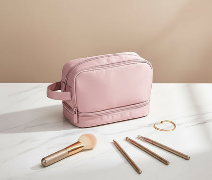 Trousse de maquillage de voyage en nylon