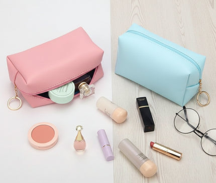 Petite trousse maquillage en maille antimicrobienne