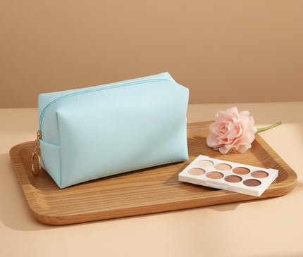 Petite trousse maquillage en maille antimicrobienne