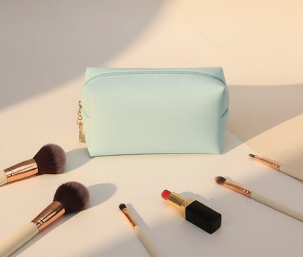 Petite trousse maquillage en maille antimicrobienne