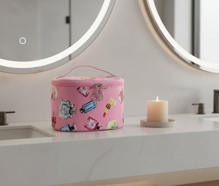 Trousse Maquillage Fleurs Romantiques Délicates