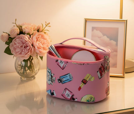 Trousse Maquillage Fleurs Romantiques Délicates