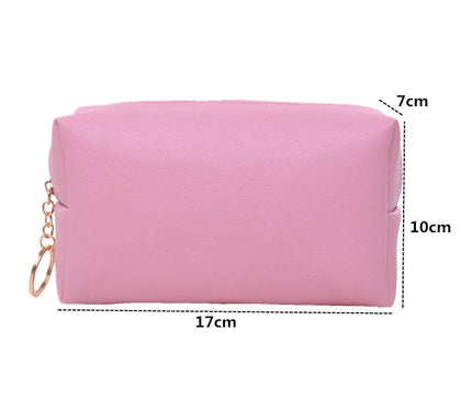 Petite trousse maquillage en maille antimicrobienne