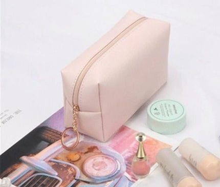 Petite trousse maquillage en maille antimicrobienne