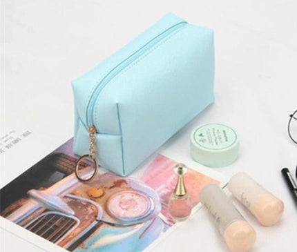 Petite trousse maquillage en maille antimicrobienne