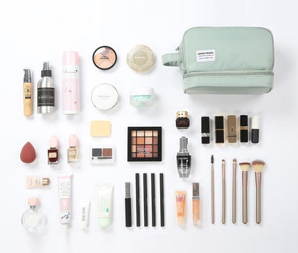 Trousse de maquillage de voyage en nylon