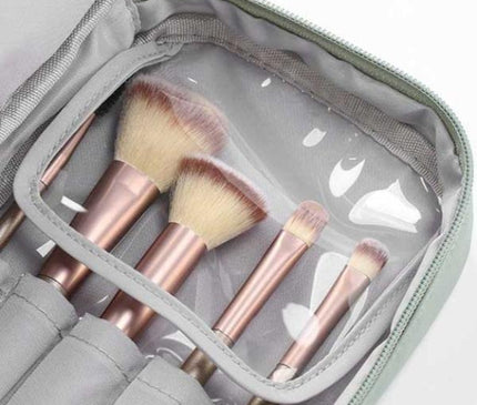 Trousse de maquillage de voyage en nylon