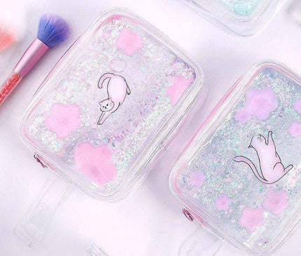 Trousse Maquillage Cœur Transparent Amour