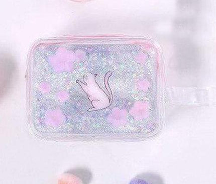 Trousse Maquillage Cœur Transparent Amour