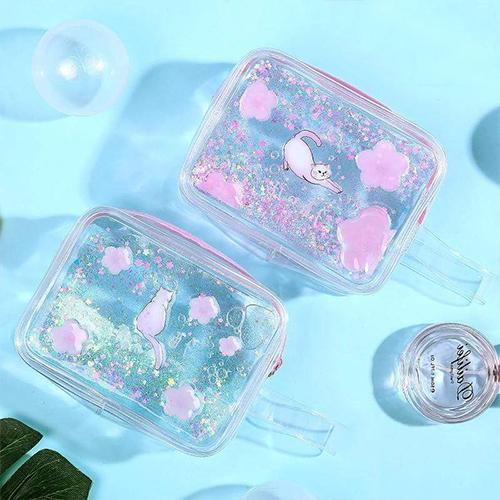 Trousse Maquillage Cœur Transparent Amour